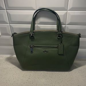 Genuine Coach Handbag - Olive Green